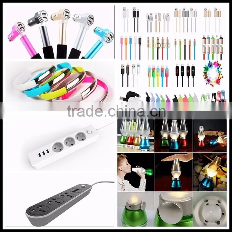 2016 Wholesale Stereo Aux Flat Cable High Grade 3.5mm Audio Link Cable