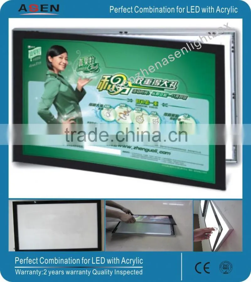 hot sales magnetic light box in advertising light boxes