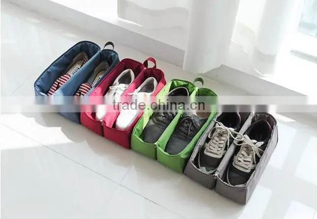 Wholesale Nylon Travel Shoe Bag Shoe Dust Bag Organizer