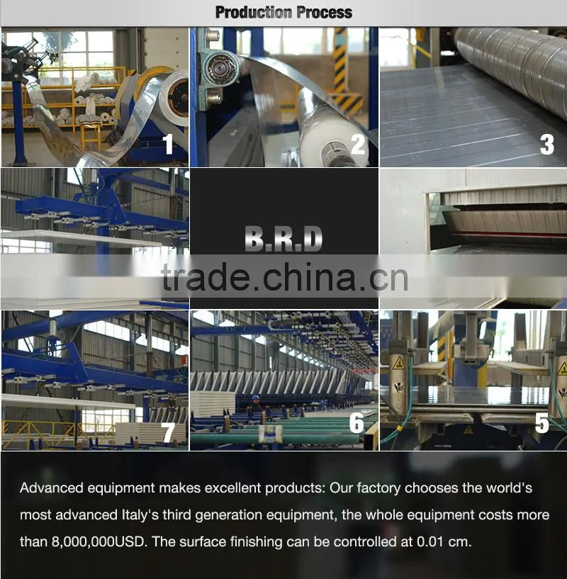 new material zinc coated PU sandwich roof panel