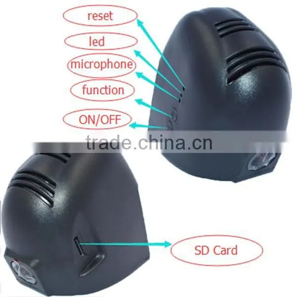 car dvr WIFI connection hidden car dvr camera hd 1080p car dvr fit for audi car