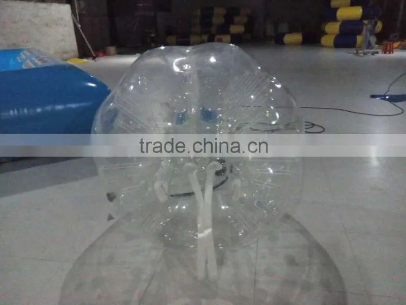 Super quality plastic clear PVC TPU bumper ball human bumper ball
