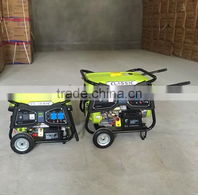 BISON Air Cooled Electric Start Portbale Natural Gas Generator 5kw, LPG Generator Set