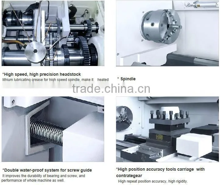 horizontal CK6136A cnc lathe price/how much does a cnc machine cost