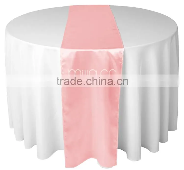 Alibaba China supplier wholesale satin fabric table runners