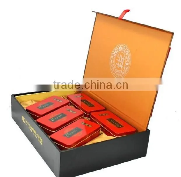luxurious cardboard box paper packaging chinese gift tea box wholesale from Taiwor