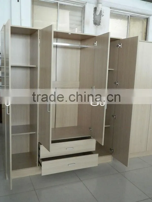 four door bedroom wardrobe design