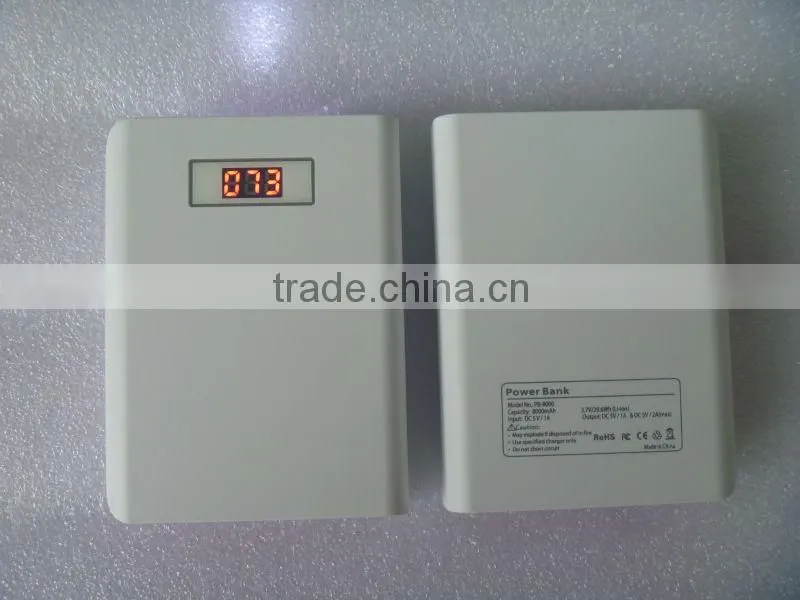 8000mAh Portable power bank/mobile power bank/power bank charger