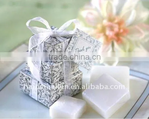 XO Hugs & Kisses scented soap for wedding gift