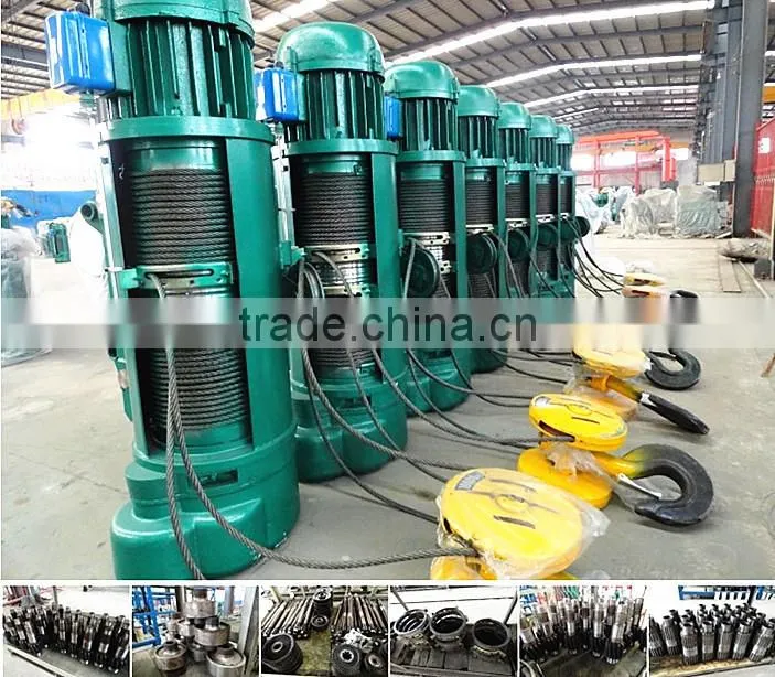 2 ton small wire rope electric hoist