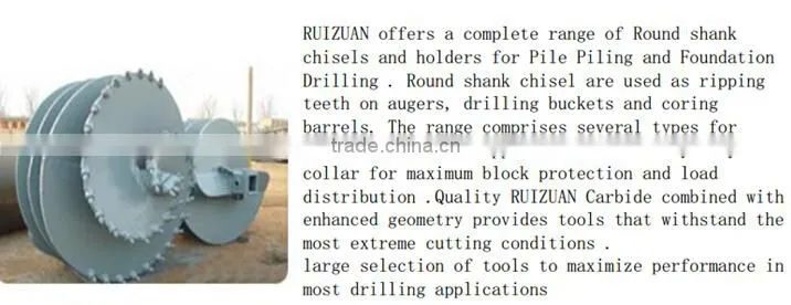B47K-22H rock drilling tools/tungsten carbide drilling bits/auger drill bucket teeth