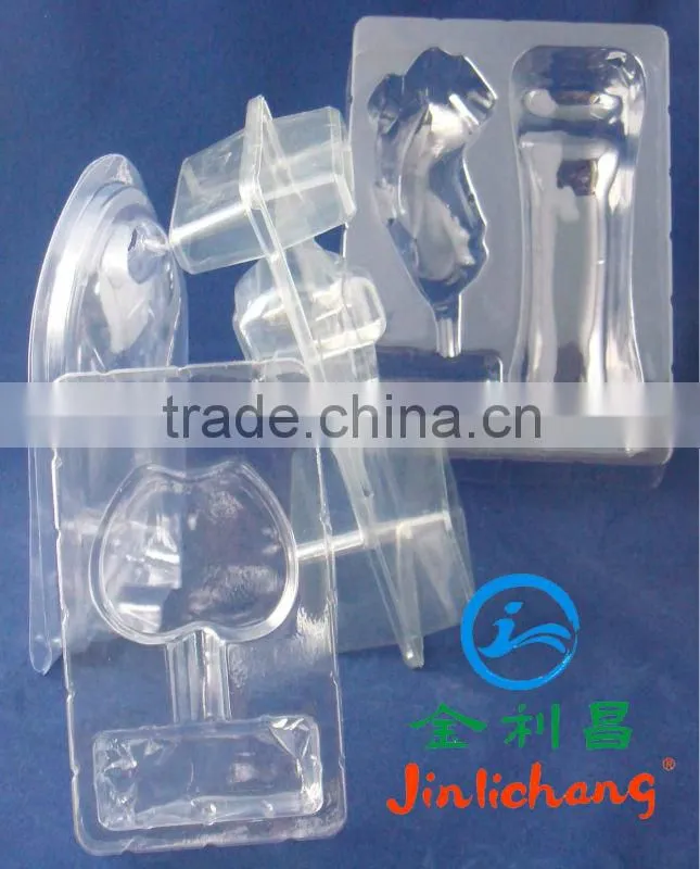 Customize clamshell with insert card