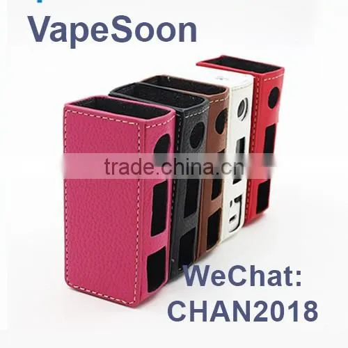 factory origin E-VIC VTC MINI mod leather Skin Antislide mod box Sleeve with five color choice