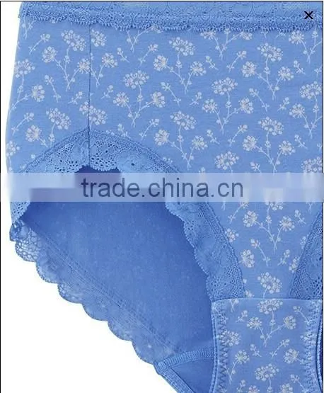 stylish printed women cotton underwear high cut hipster panties