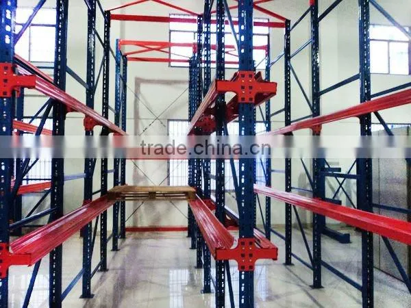 Medium Duty Drive in Rack System High Density Warehouse Storage Rack with GZC-006A Upright