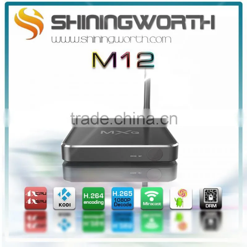 MXQ! android tv box Amlogic S805 1G 8G android 5.1 1at kodi 15.2 Quad-core google Android tv box
