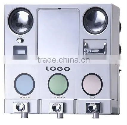 Shower radio with 3 dispenser