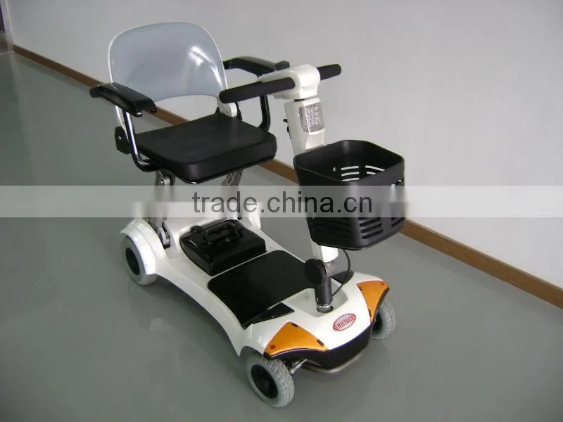 Foldable 4 wheel mobility scooter with environmental lithium battery