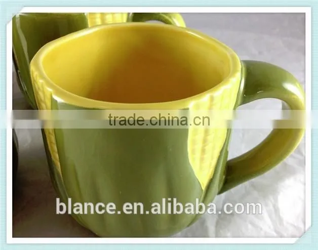 3d ceramic corn coffee mug corn design cup