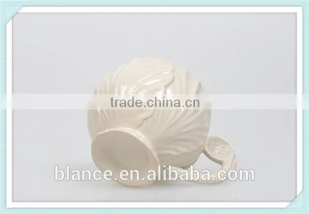 high quality ceramic 200ml shell mug with European-style shell mug in shell design