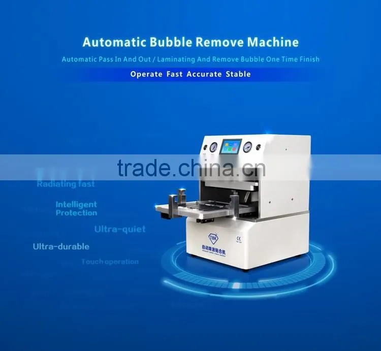 2016 TBK-608 New upgrade automatic laminating and defoaming bubble machine for lcd screen repair