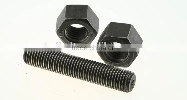 Hardened and Tempered M16 Cl6.8 Carbon steel threaded rod 1