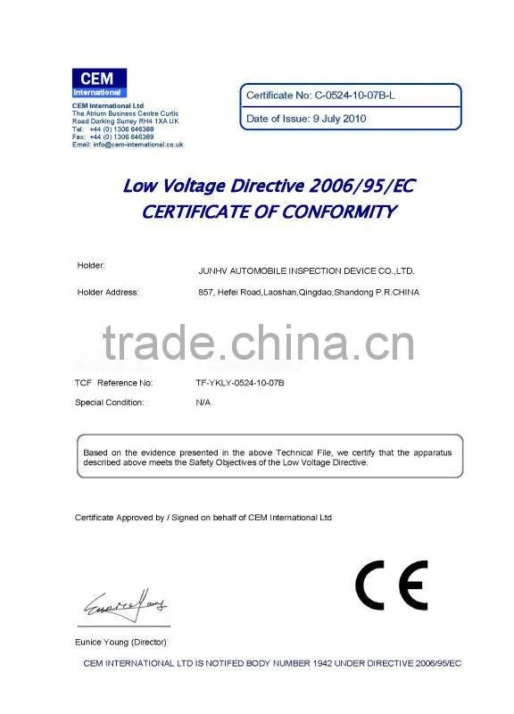 auto workshop equipment JH-K9800