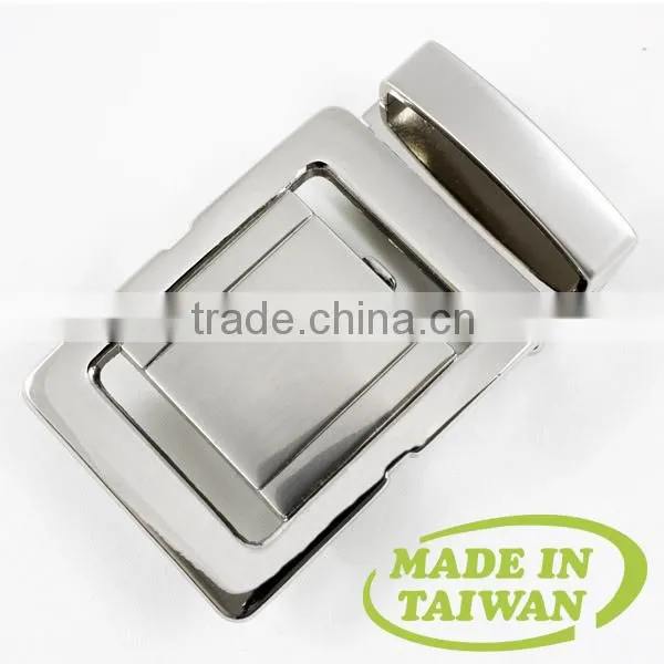 Automatic interlock good design man 35mm double buckle belt