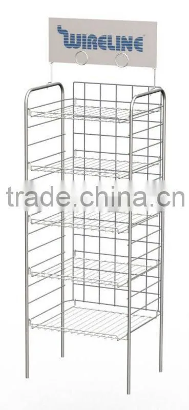 metal wholesale table mat carpet display rack HSX-DR0352