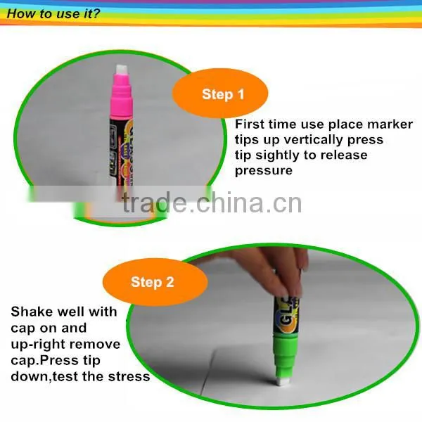 hot selling colorful marker for all non-porous surfaces shoe marker