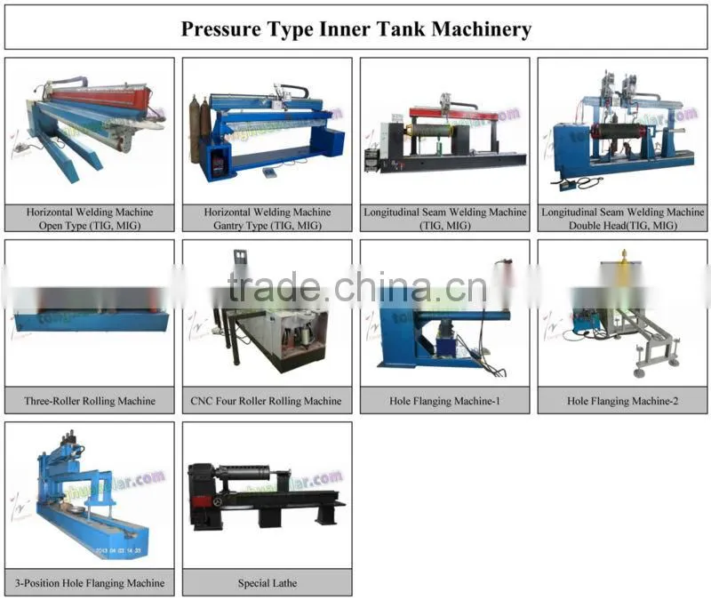 40 ton mechanical punch machine, heat pipe solar water heater production line