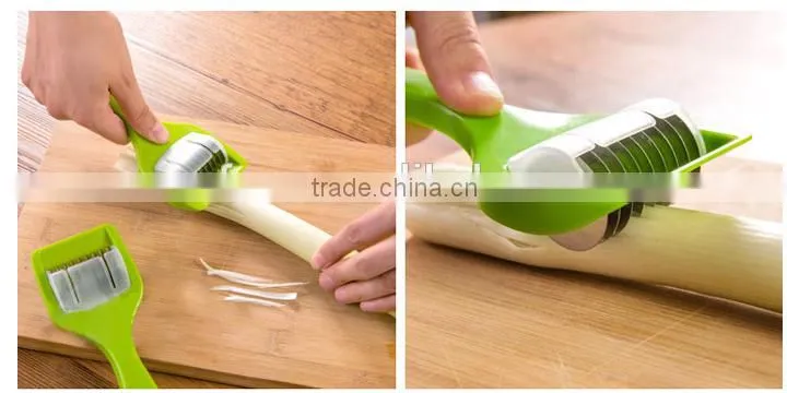 Manual Green Onion Chopper Slicer Garlic Coriander Cutter / onion cutter onion slicer / Vegetable Onion Chopper