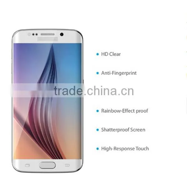 color tempered glass screen protector full cover for samsung s6 edge