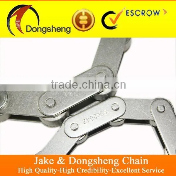 Double Pitch Stainless Steel Conveyor Chains C2042SS / C208AL
