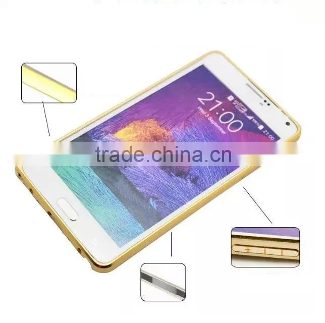 Aluminum bumpers,for samsung galaxy note4 metal case Aluminum alloy bumper for samsung galaxy note 4