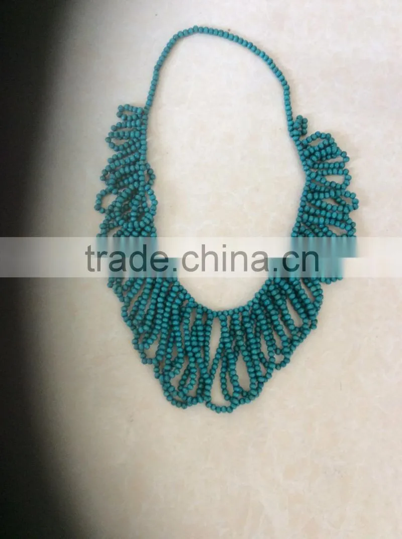 new arrival wholesale unique handmade beaded necklet