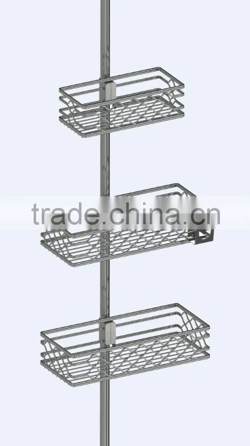 Tension Pole Corner Shower Caddy