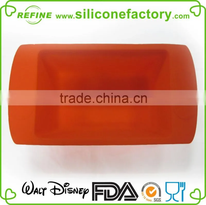 100% food grade non-stick platinum silicone loaf pan bake mold