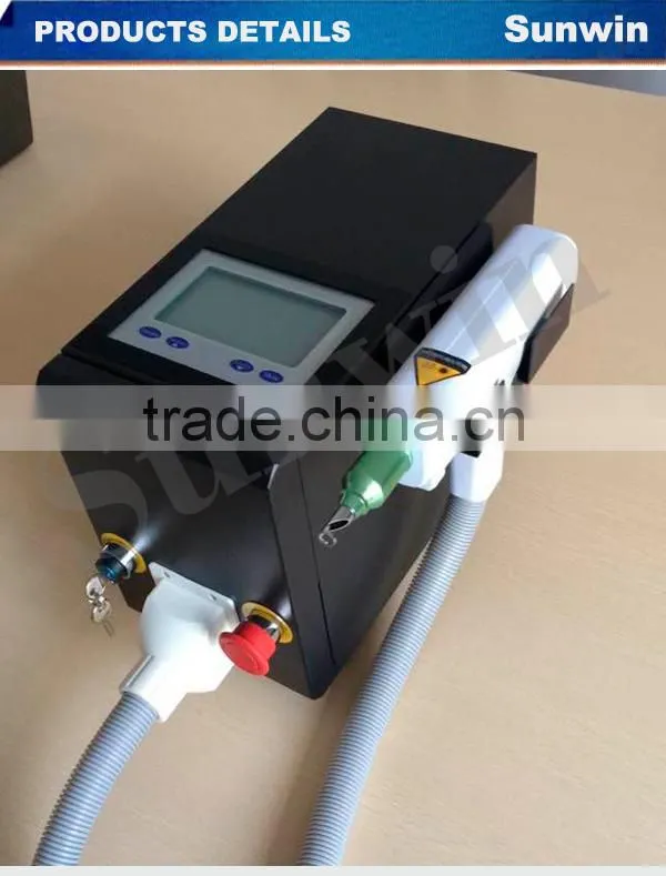 Portable q switched nd yag laser tattoo removal SW-61E
