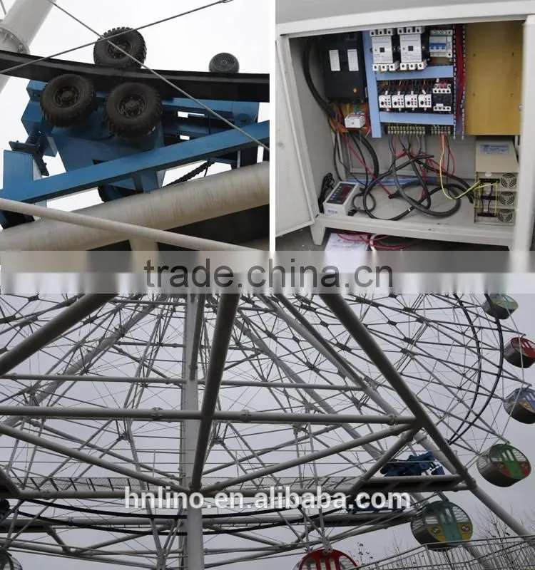 Romantic giant amusement decorative kiddie ferris wheels for sale