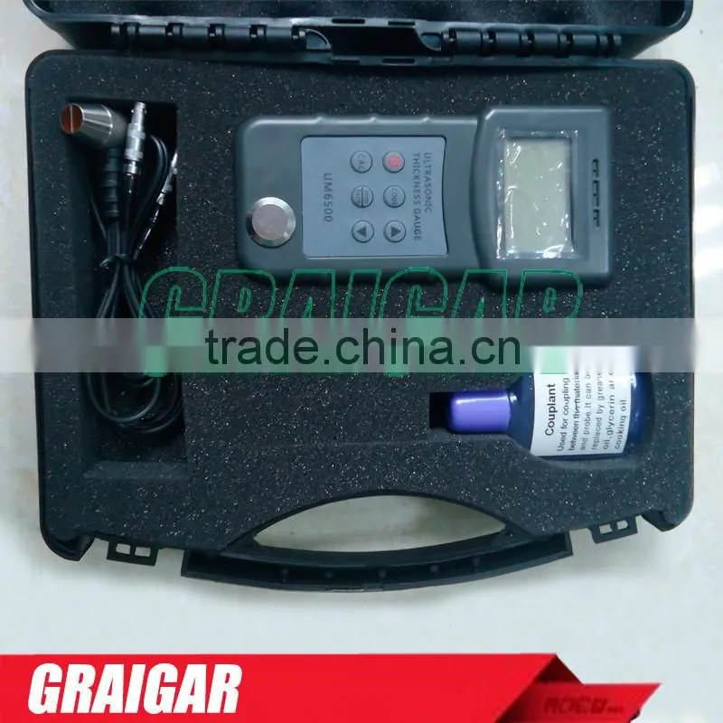 UM6500,1.0-245mm,0.05-8inch (in Steel) Ultrasonic Thickness Gauge Meter Tester