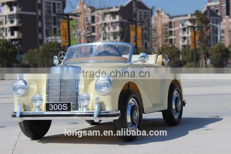 Kids Toy Car Old Classic Mercedes Licensed Ride On