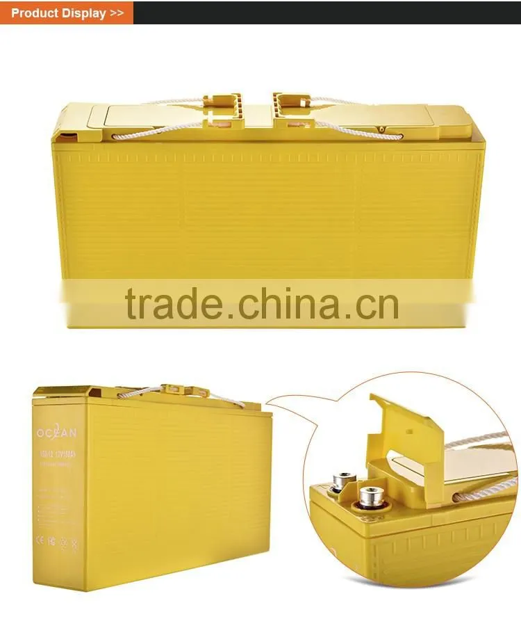 12V 150ah latest professional new product in china front terminal battery