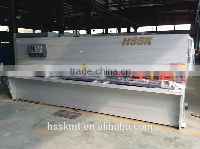 QC12Y sheet metal shear machinery , hydraulic pendulum plate shears , metal cutting shears
