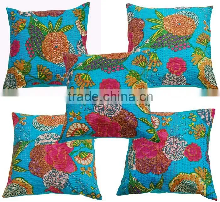 Bohemian Cushion Cover Hand Embroidery Design