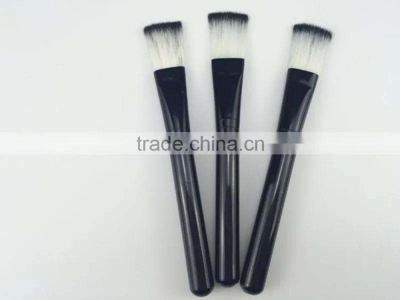Make you own brand best professional black nylon hair foundation blush brush