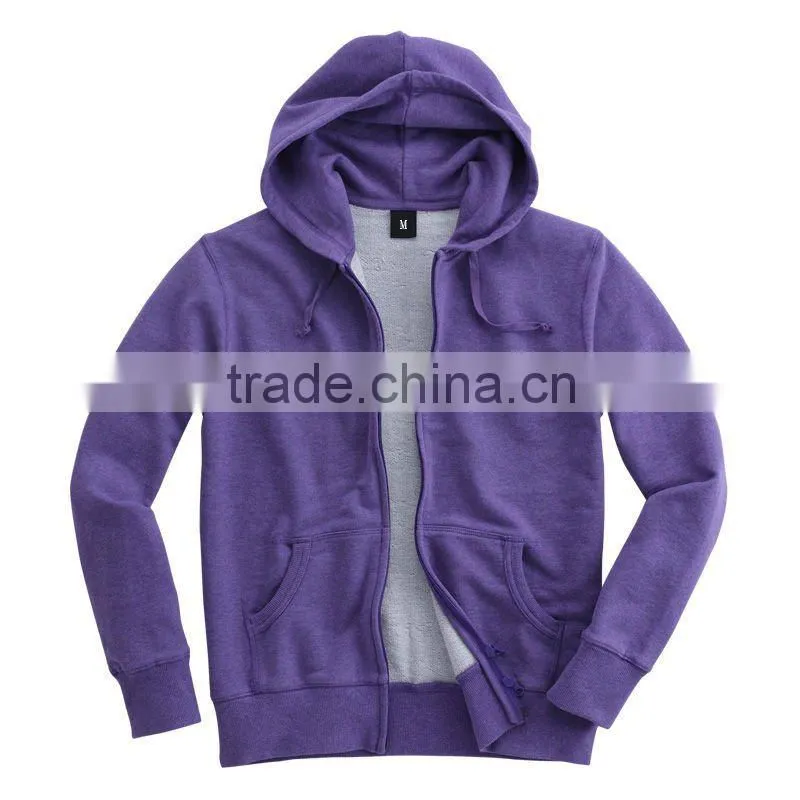 Mens Full Zipped and Hooded Sweatshirt Zip Hoodie