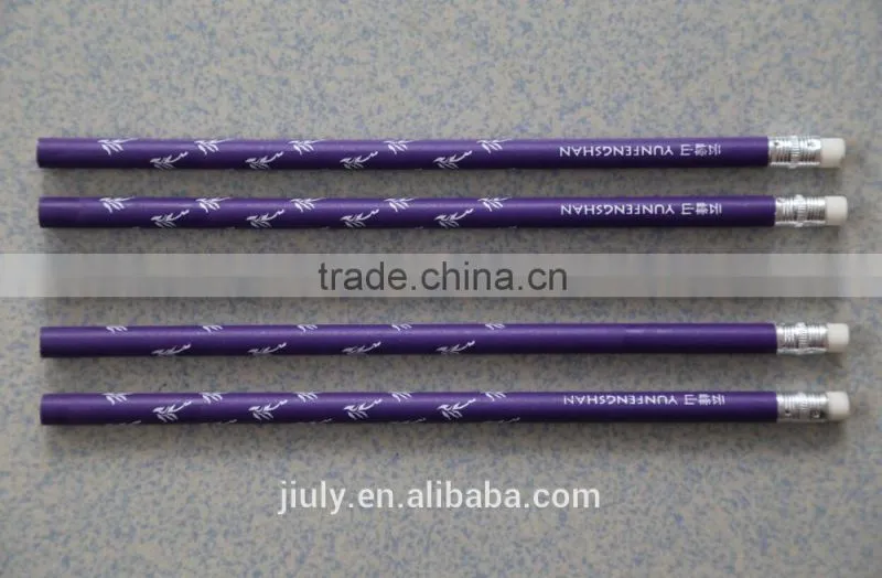 round shape black wood with diamond HB pencil