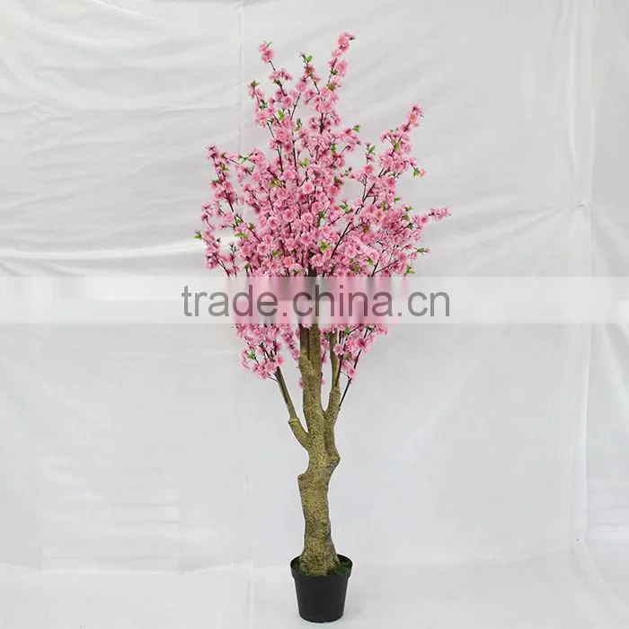artificial trees silk cherry blossoms red