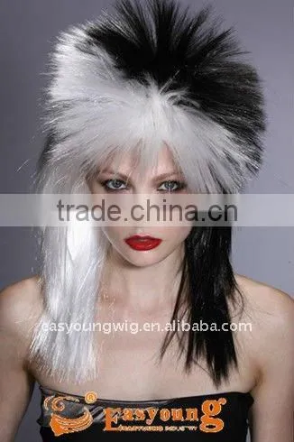Cheap Synthetic Material and Wig Type , crown football soccer fans Wig